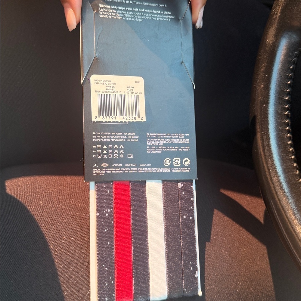 Jordan headbands 6pack new in package unisex - Picture 2 of 2